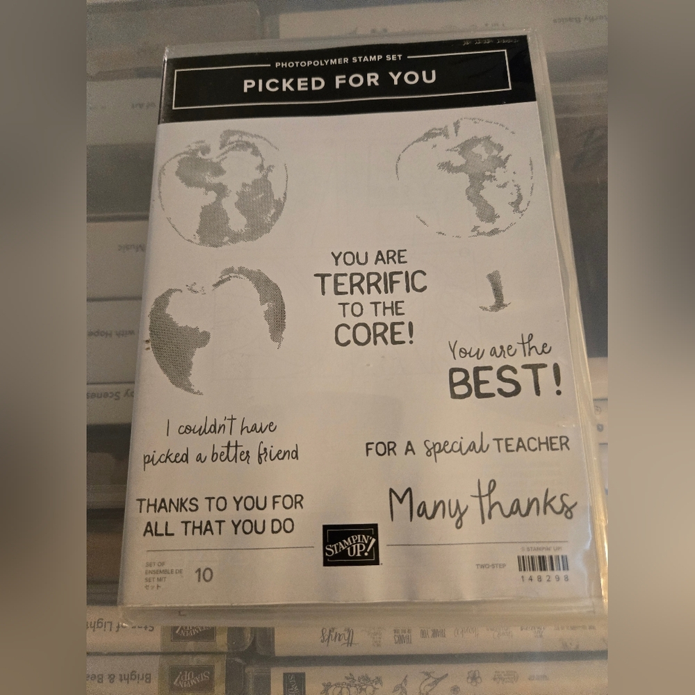 Stampin' Up! Photopolymer Stamp Set - Picked For You Teacher Appreciation